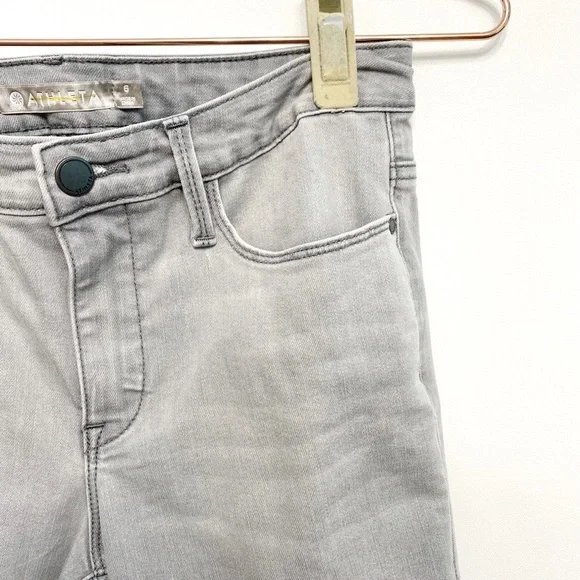 athleta | sculptek granite grey cropped skinny jeans 6 - Picture 10 of 13